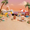 image:imagePOP MART Crybaby Vacation Mode On SeriesVinyl Plush Pendant Blind Box Collectible Toys Summer Vibe Beach Bag Charms Accessories Holiday Birthday Gifts for Girls and Boys Single BoxSingle Box