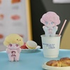 image:imagePOP MART DIMOO Crush on Coffee SeriesSoftfaced Plush Keychain Blind Box Random Design Action Figures Collectible Toys Home Decorations Single BoxDimoo Crush on Coffee