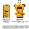 image:imagePOP MART Hirono  Kodak Click Bear Plush Doll Pendant