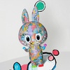 image:imagePOP MART MEGA LABUBU 400 Tenth Anniversary 1378 inches Height Toys for Modern Home Decor Collectible Toy Set for Desk Accessories