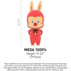 image:imagePOP MART MEGA LABUBU TEC 1000 Winter Holiday 3122in793cm Figurine Mordern Home Dcor Holiday Decoration