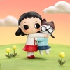 image:imagePOP MART Nyota  Chibi Maruko Chan Series Blind Box Figures Single BoxWhole Set