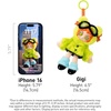 image:imagePOP MART Peach Riot Fruit Punch Series Plush Doll Pendant  Gigi Vinyl Plush Pendant Bag Charm Collectible Holiday Birthday Gifts for Kids AdultsFrankie