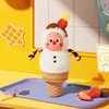 image:imagePOP MART Twinkle Twinkle Moon Gelato SeriesHoney Plush Pendant Bag Charms Collectible Toys Home Decorations Holiday Birthday Gifts for Girls and BoysSnowman Gelato