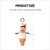 image:imagePOP MART Twinkle Twinkle Moon Gelato SeriesHoney Plush Pendant Bag Charms Collectible Toys Home Decorations Holiday Birthday Gifts for Girls and BoysSnowman Gelato