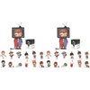 image:imagePOP MART Hirono Mime Series Figures Hirono Blind Box Figures Random Design Action Figures Collectible Toys Home Decorations Holiday Birthday Gifts for Girls and Boys Single BoxMime
