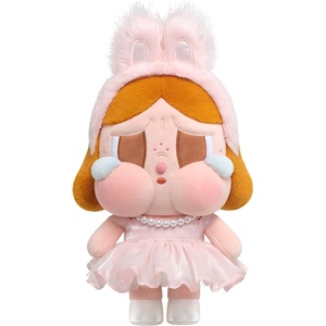 image:imagePOP MART Crybaby Shiny Shiny SeriesPlush Doll Black 13 inches Height Toys for Modern Home Decor Collectible Toy Set for Desk Accessories 1PCPink