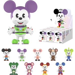 image:imagePOP MART Disney Mickey Remixed Mickey Meets Pixar Series Bind Box Figures Collectible Toys Home Decorations Holiday Birthday Gifts for Girls and Boys Single BoxWhole Set