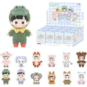 image:imagePOP MART HACIPUPU Snuggle with You Series Blind Box Figures Collectible Toys Home Decorations Holiday Birthday Gifts for Girls and Boys Whole Set