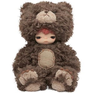 image:imagePOP MART Hirono Bear Vinyl Plush Doll 1496 inches Height Collectible Toy Gift for Boys and Girls