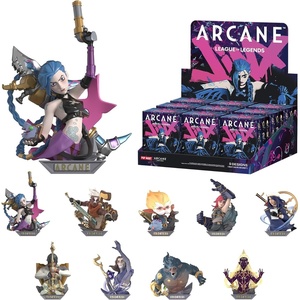 image:imagePOP MART League of Legends Arcane Series Figures 9PCs Blind Box Figures Random Design Action Figures Collectible Toys Home Decorations Holiday Birthday Gifts for Girls and Boys Whole Set