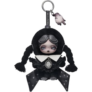 image:imagePOP MART SKULLPANDA  Wednesday PlushNevermore Academy Uniform Version Collectible Toy Charm Holiday Birthday Gifts for Girls and BoysClassic Dress Version