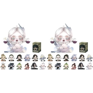 image:imagePOP MART SKULLPANDA The Ink Plum Blossom Series Figures 12PCs SKULLPANDA Blind Box Figures Random Design Action Figures Collectible Toys Home Decorations Holiday Birthday Gifts Whole SetThe Ink Plum Blossom