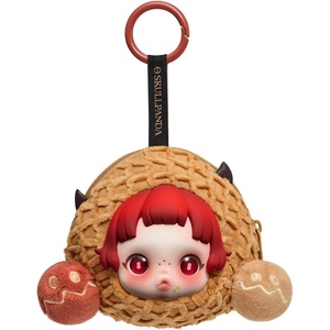 image:imagePOP MART SKULLPANDA You Found MeSeries Earphone BagMoldy Muffin Portable Earbuds Case for Apple Samsung JBL Headphone Earbud Protective Carrying Case BagPranky Peanut