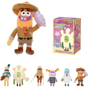 image:imagePOP MART Spongebob Residents of Bikini BottomWhimsical Plush Part2 Blind Box Keychain  Plush Pendant Bag Charm Collectible Holiday Birthday Gift Single BoxSingle Box