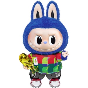 image:imagePOP MART THE Monsters  FIFA Series  Catch the Win Vinyl Plush Doll Big Labubu with FIFA World Cup 2026 Gift for Soccer Fans Teenagers Adults Collectibles World Cup Labubu 1496 inches Height