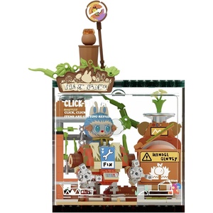 image:imagePOP MART THE Monsters Forest Secret Base Series Blocks  ClickFix Lab Labubu Building Toy Set Interactive Building Toy for Kids Boys and GirlsClickFix Lab