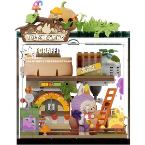 image:imagePOP MART THE Monsters Forest Secret Base Series Blocks  ClickFix Lab Labubu Building Toy Set Interactive Building Toy for Kids Boys and GirlsJam Graffiti