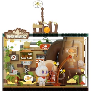 image:imagePOP MART THE Monsters Forest Secret Base Series Blocks  ClickFix Lab Labubu Building Toy Set Interactive Building Toy for Kids Boys and GirlsJuice Maker