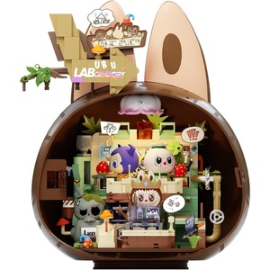 image:imagePOP MART THE Monsters Forest Secret Base Series Blocks  ClickFix Lab Labubu Building Toy Set Interactive Building Toy for Kids Boys and GirlsPlayful Home