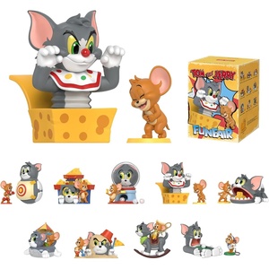 image:imagePOP MART Tom and Jerry Funfair Series Blind Box Figures Collectible Toys Home Decorations Holiday Birthday Gifts for Girls and Boys Single BoxSingle Box