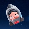 image:imagePOP MART Crybaby Crying to THE MoonSitting Series Blind Box Figures Collectible Toys Home Decorations Holiday Birthday Gifts for Girls and Boys Single BoxSingle Box