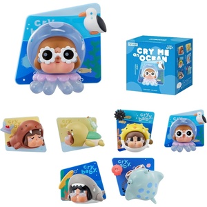 image:imagePOP MART Crybaby Cry Me an Ocean Series Fridge Magnet Blind Box Cute Home Decor Gift for Housewarming Party Single BoxSingle Box