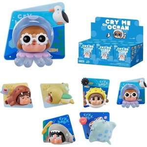 image:imagePOP MART Crybaby Cry Me an Ocean Series Fridge Magnet Blind Box Cute Home Decor Gift for Housewarming Party Single BoxWhole Set