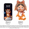 image:imagePOP MART Crybaby Space Cat FigurineOrangeCollectible Holiday amp Birthday for Kids amp Adults