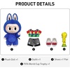 image:imagePOP MART THE Monsters  FIFA Series  Catch the Win Vinyl Face LABUBU Plush Doll  Lazy Yoga Series Plush Cushion Comb